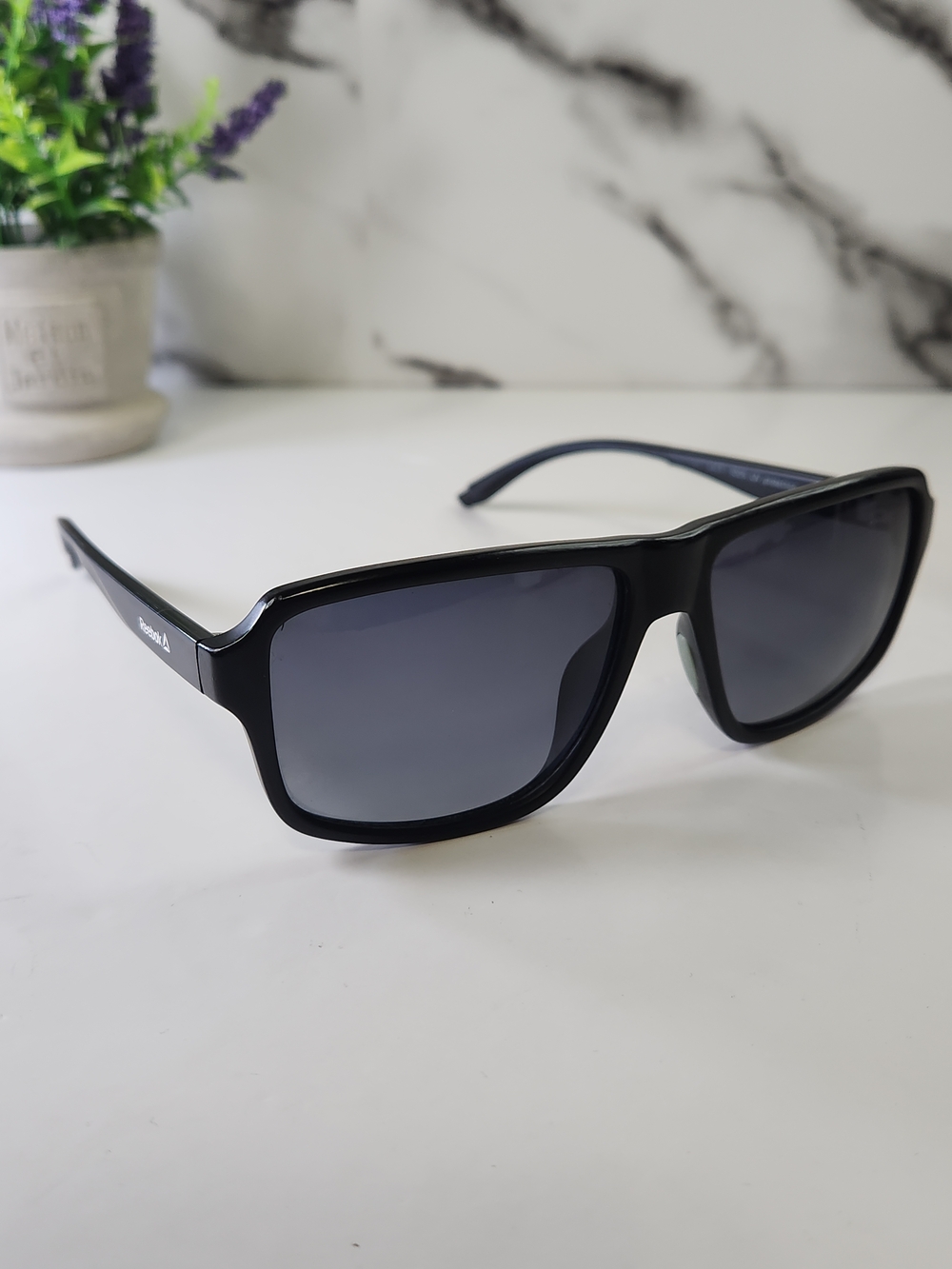Reebok Sunglasses Black Frame Dark Lenses. Men